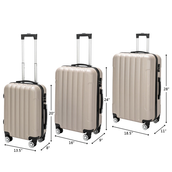 Vertical Pattern Three In One Handle Universal Wheel Pull Rod Box, - Cart2u.ro