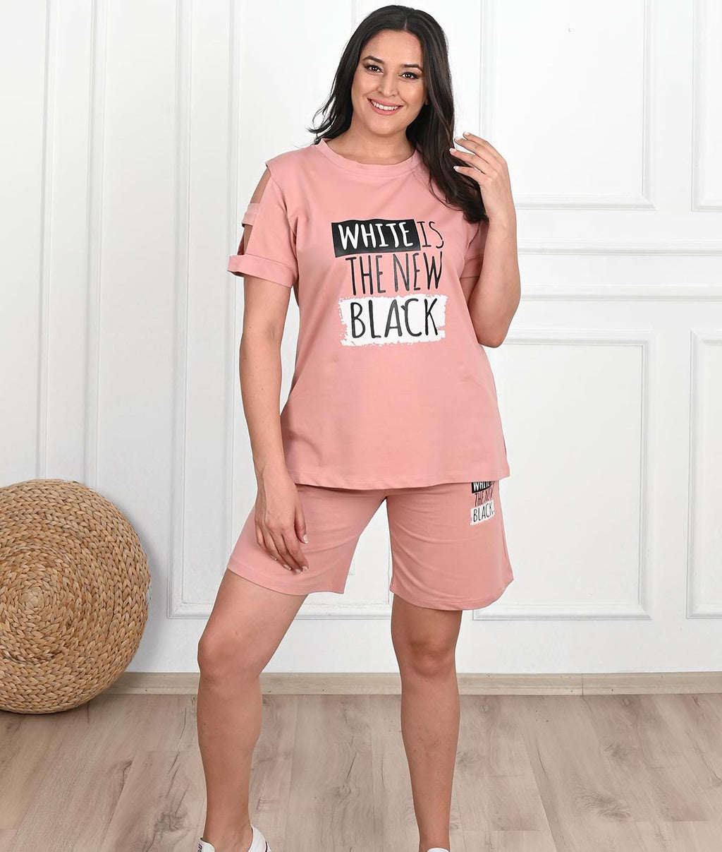 Trening dama marimi mari White 3802-23 BIGsize