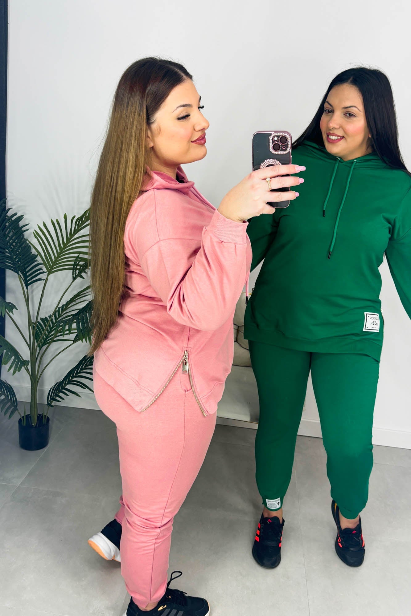 Trening dama marimi mari cu gluga Rostory 3897-23 BIGsize