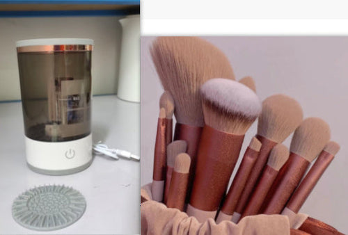 Women Eye Shadow Brush Cleaning Tool Portable Electric Makeup Brush - Cart2u.ro