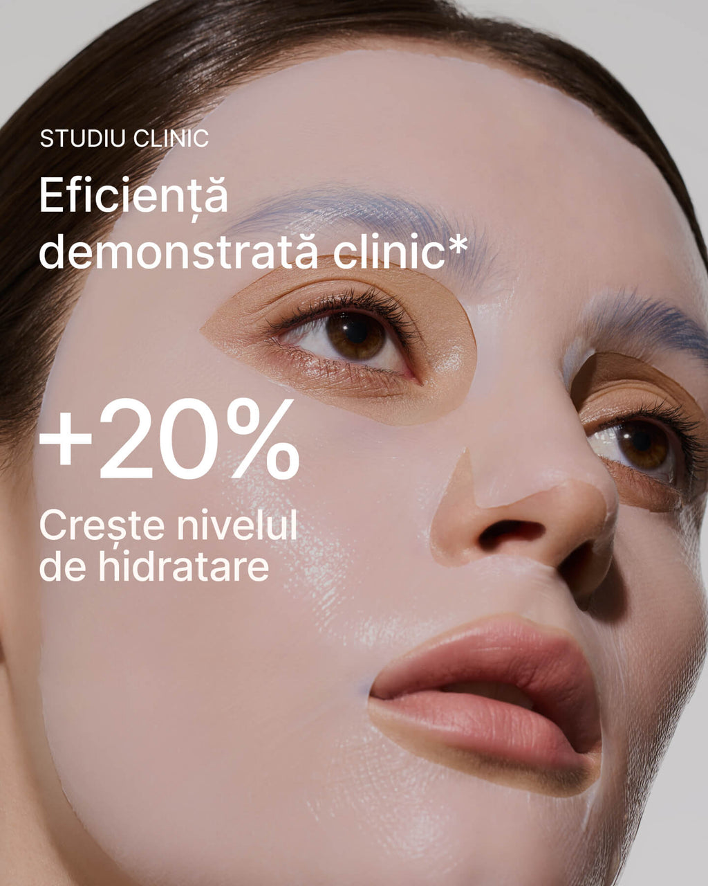 Mască de față hidratantă cu colagen 21collagen.RO