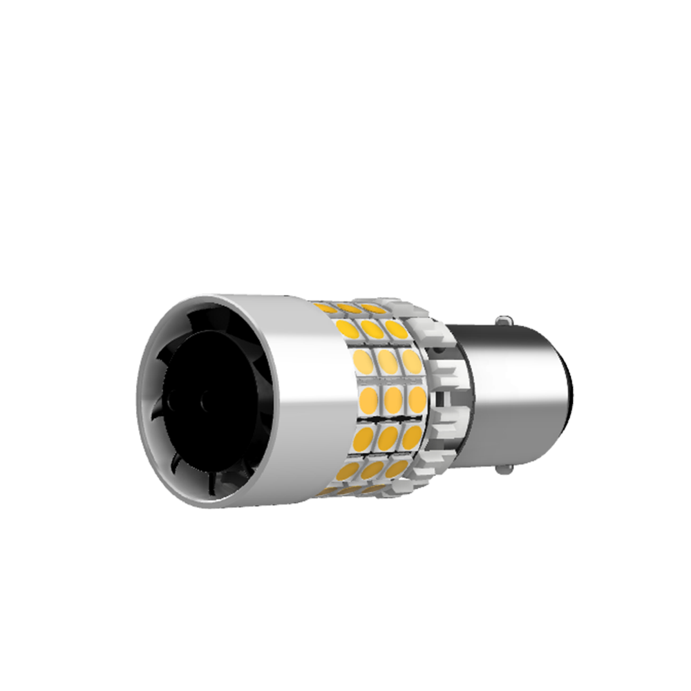 Set 2 x bec LED P21/5W BAY15D LUSMAR™ 7000 lm  - fara eroare LEDUL.ro
