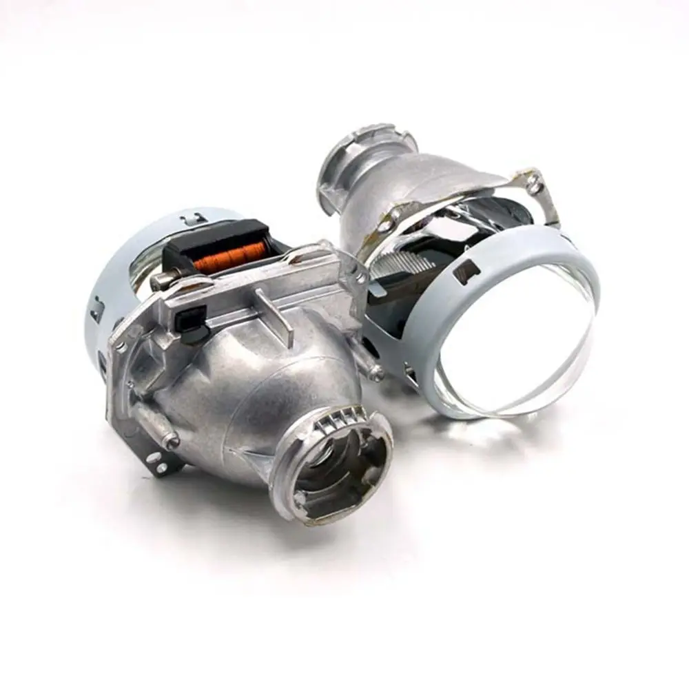 Set 2 lupe Bi-Xenon LUSMAR™ 3 inch D1S D3S cu inel fixare LEDUL.ro