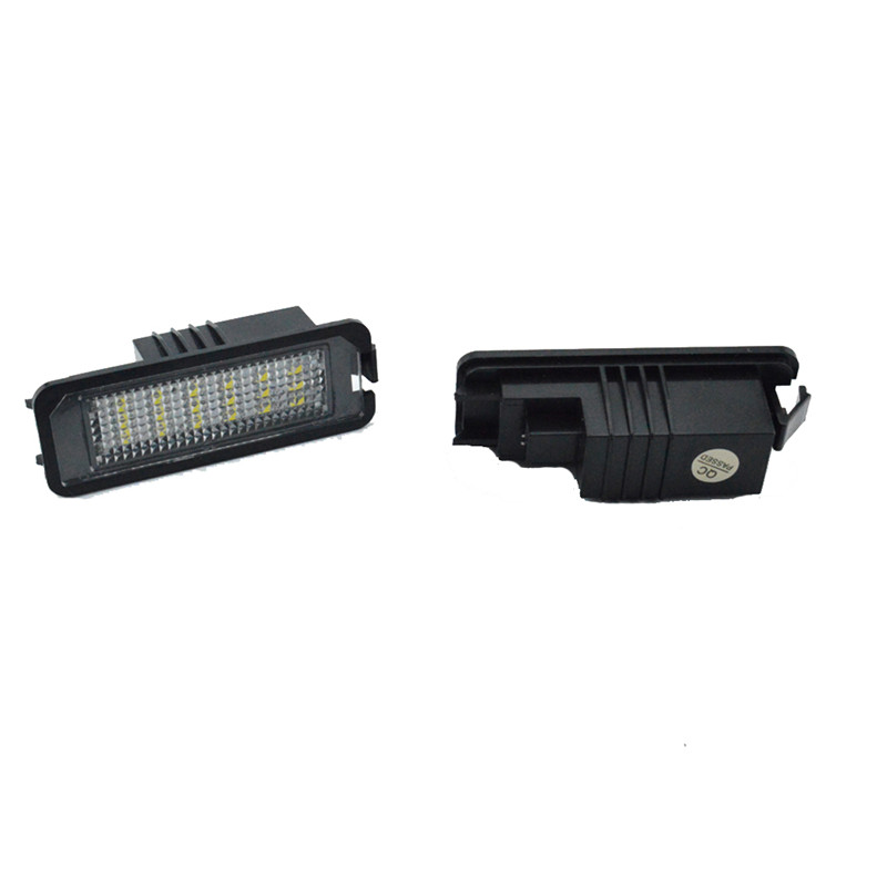 Set 2x led numar inmatriculare Volkswagen Passat Golf  Phaeton Scirocco LEDUL.ro