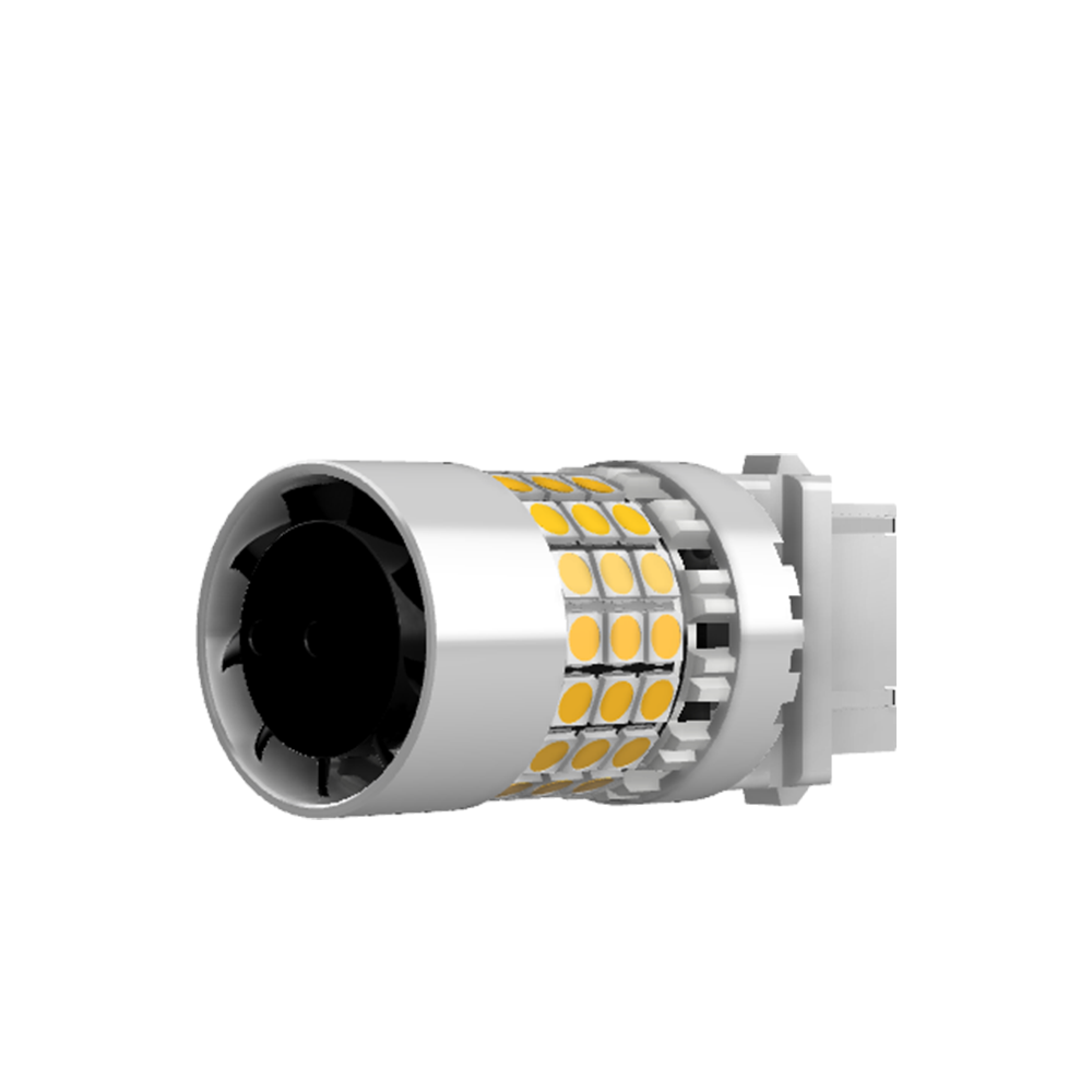 Set 2 x bec LED T25 3156 P27/7W 5000 lm - fara eroare LEDUL.ro