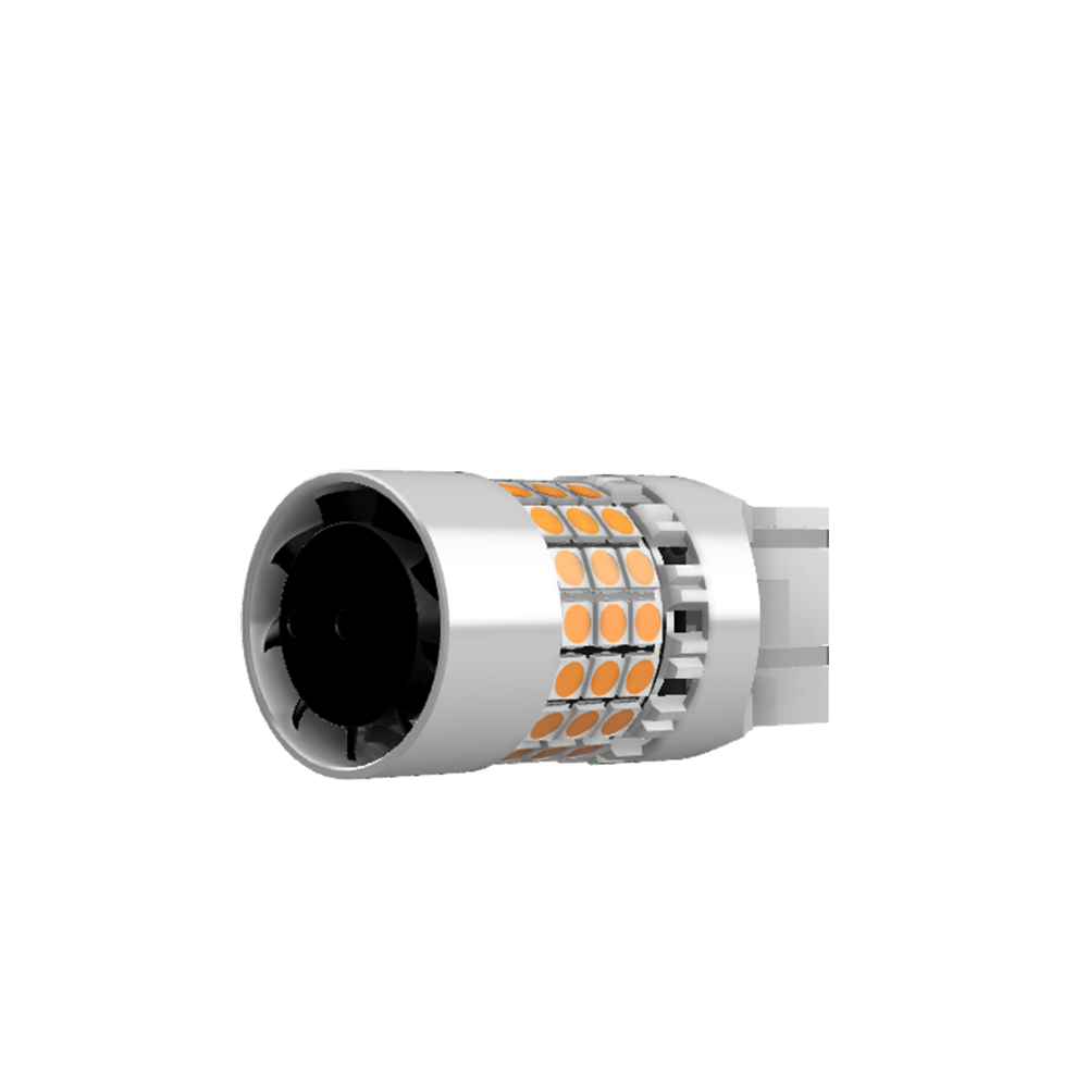 Set 2 x bec LED T20 W21/5W LUSMAR™ 7000 lm - fara eroare LEDUL.ro