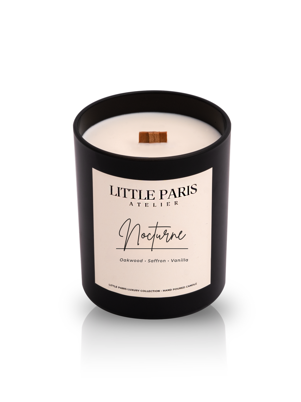 Lumânare parfumată Nocturne - Lemn de Stejar • Șofran • Vanilie Little Paris Atelier