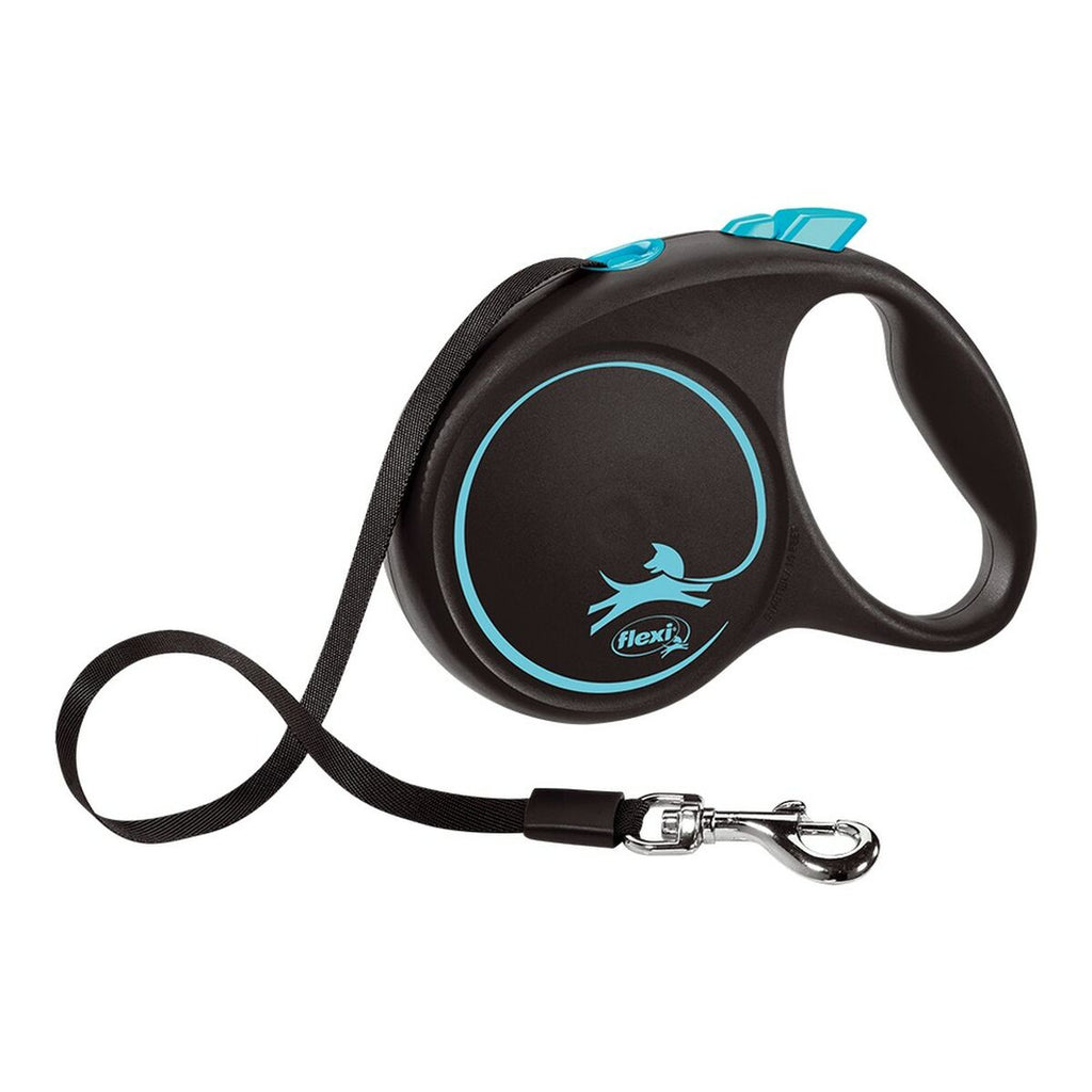 Dog Lead Flexi BLACK DESIGN 5 m Blue Size M - Cart2u.ro