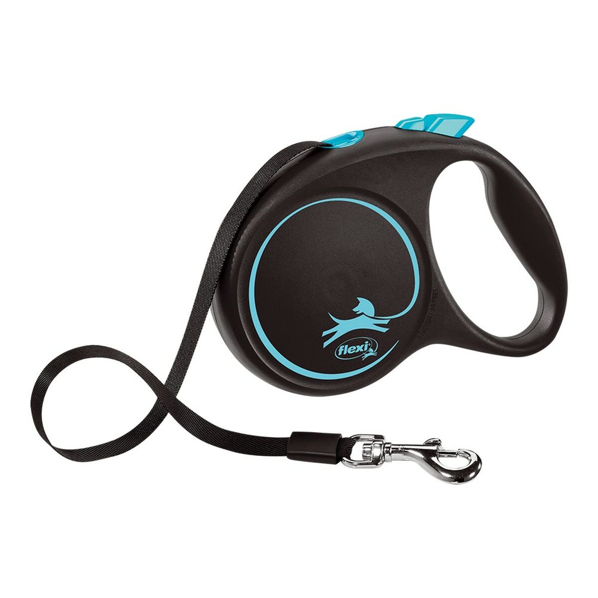 Dog Lead Flexi BLACK DESIGN 5 m Blue Size M - Cart2u.ro