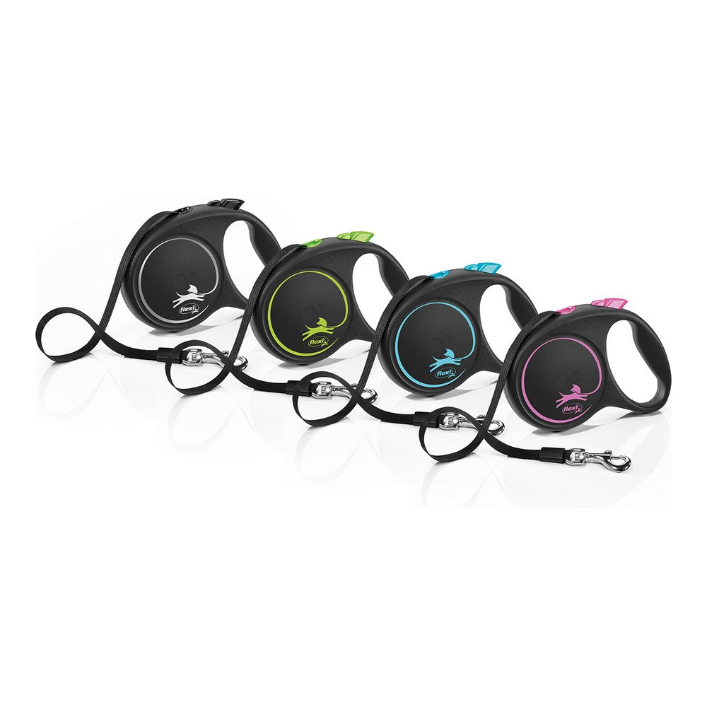 Dog Lead Flexi BLACK DESIGN 5 m Blue Size M - Cart2u.ro