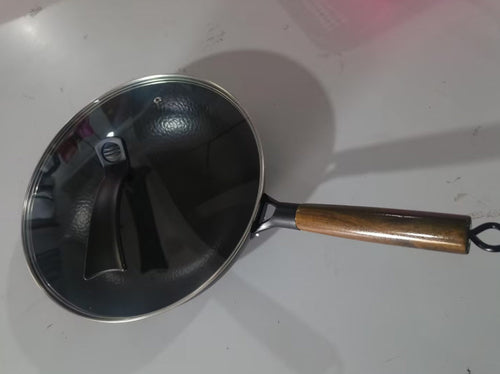 Iron Pan Traditional Iron Wok Handmade - Cart2u.ro