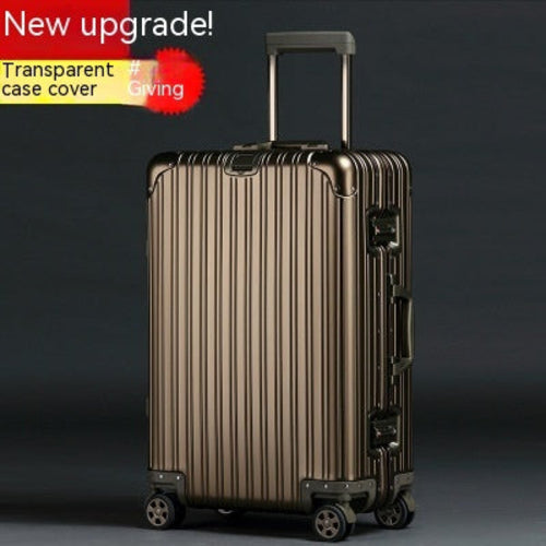 Aluminum Magnesium Alloy Luggage Large Capacity Trolley Case - Cart2u.ro