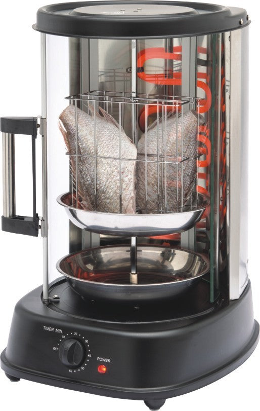 Home Grill Electric Rotisserie Indoor Chicken SmokelessHome Skewer