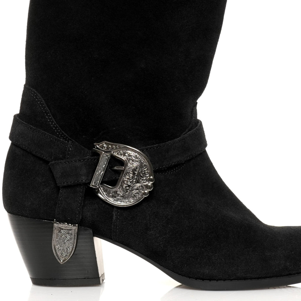 Santiag Noir Suede FARFA