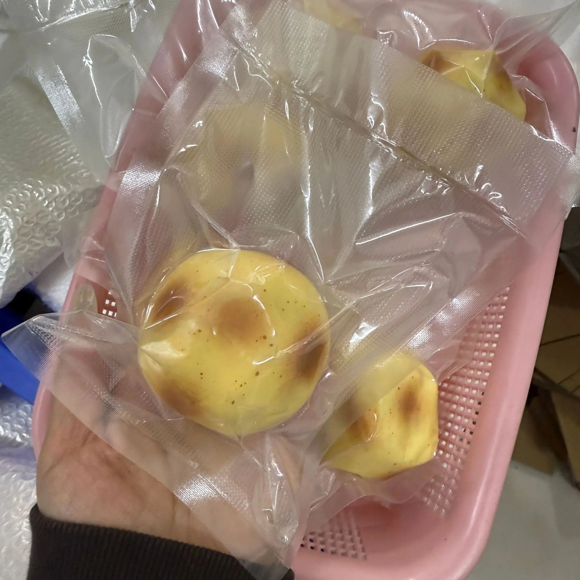 Fried Potato Shaped Squishy Toy Crispy Sound Stress-Relief Toy Slow Rising Stress Relief Squeeze Ball For  Adults Gift cart2u.ro