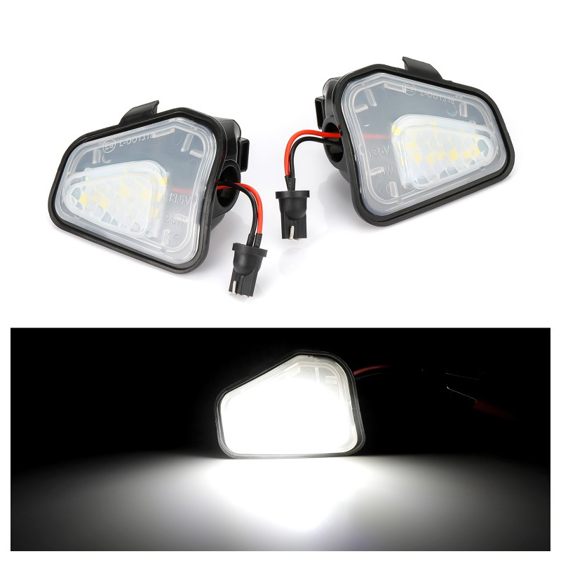 Set 2 x led puddle light Volkswagen Passat B7 CC Scirocco Jetta Eos lumini oglinzi LEDUL.ro