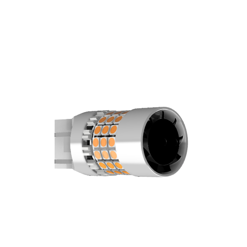 Set 2 x bec LED T20 W21/5W LUSMAR™ 7000 lm - fara eroare LEDUL.ro