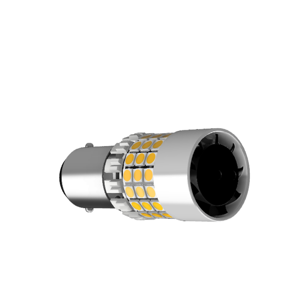 Set 2 x bec LED P21/5W BAY15D LUSMAR™ 7000 lm  - fara eroare LEDUL.ro