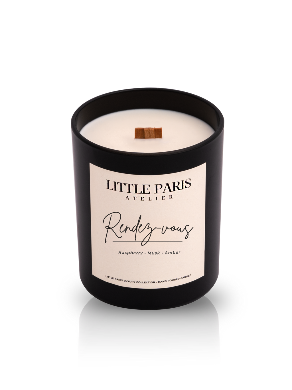 Lumânare parfumată Rendez-vous - Zmeură • Mosc • Ambră Little Paris Atelier