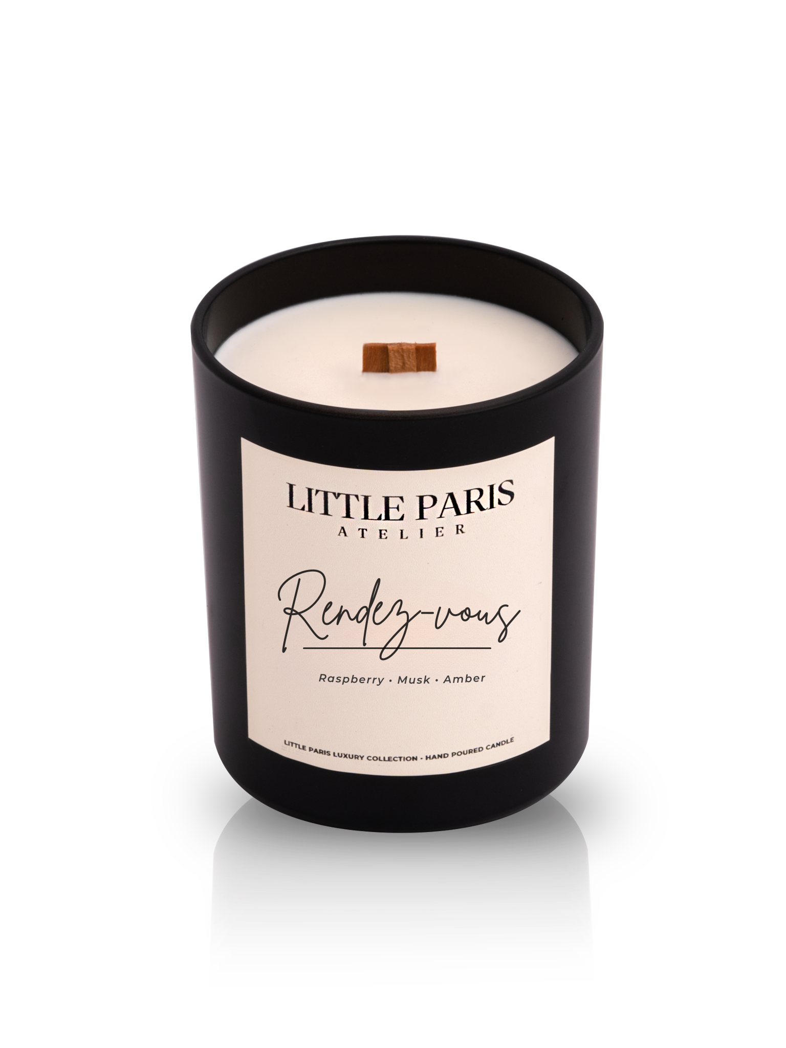 Lumânare parfumată Rendez-vous - Zmeură • Mosc • Ambră Little Paris Atelier