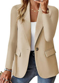 Ins Lapel Button Jacket Fashion Commuter Casual Suit Jacket Women's - Cart2u.ro