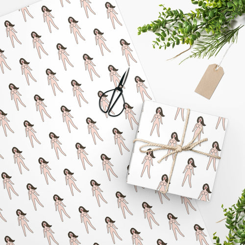 Blow Up Doll Wrapping Paper