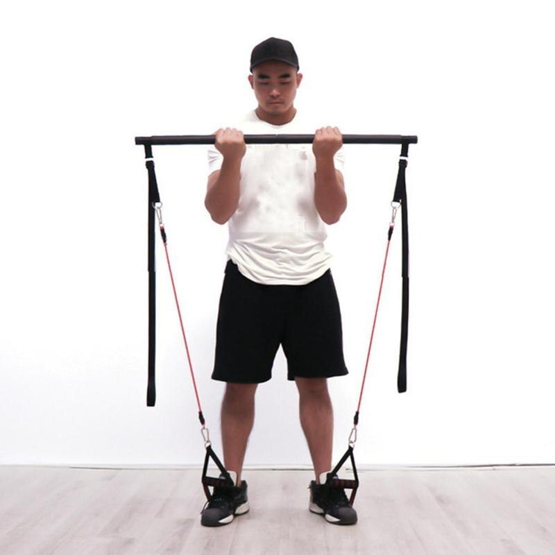 Pilates Bar Kit With Resistance Bands Portable Home Gym Workout - Cart2u.ro