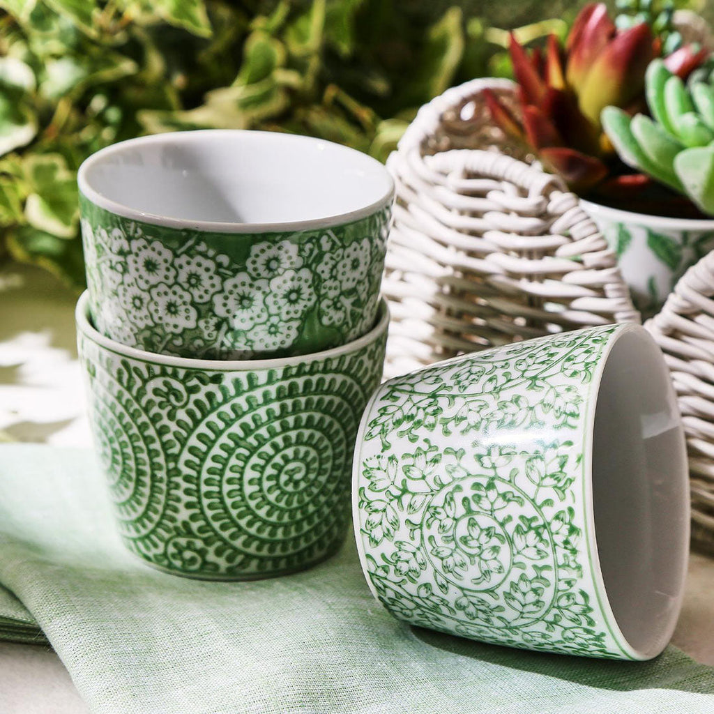 Mini Green Cachepots - Cart2u.ro