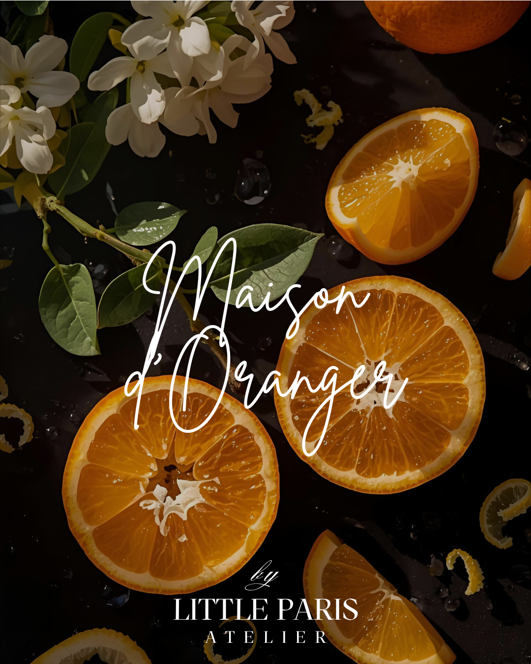 Lumânare parfumată Maison d'Oranger- Neroli • Mandarine • Yuzu Little Paris Atelier