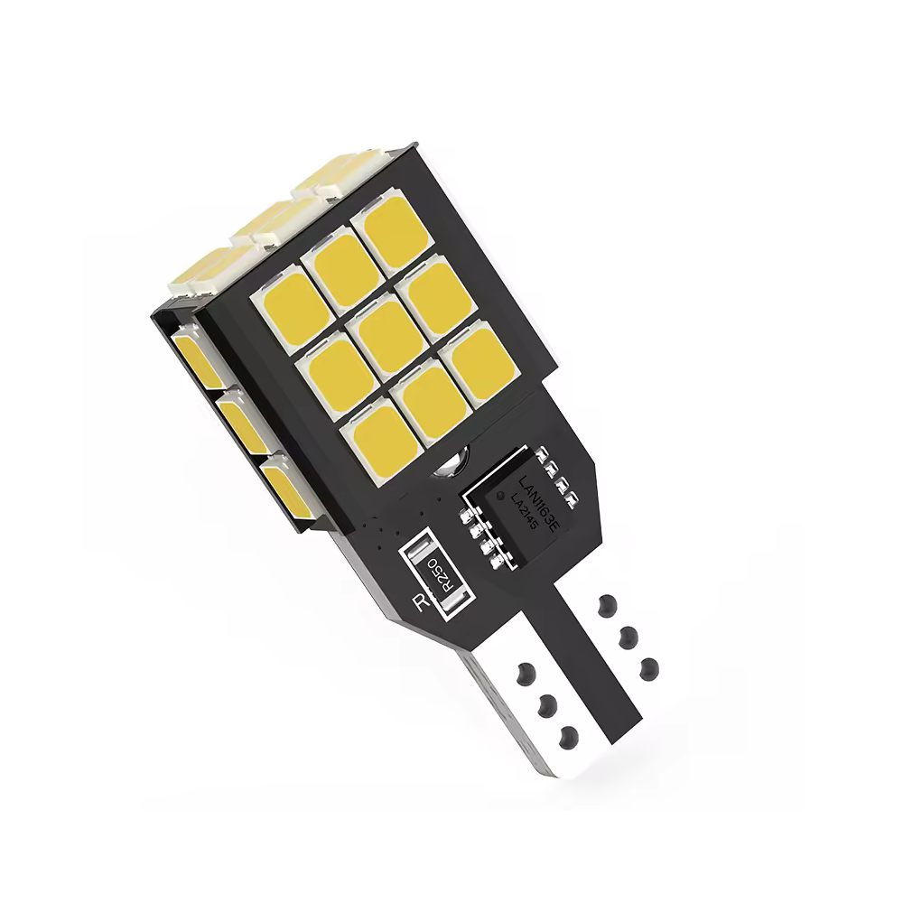 Set 2 x bec LED T15 W16W WY16W LUSMAR™ 1100 lm, Canbus - fara eroare LEDUL.ro