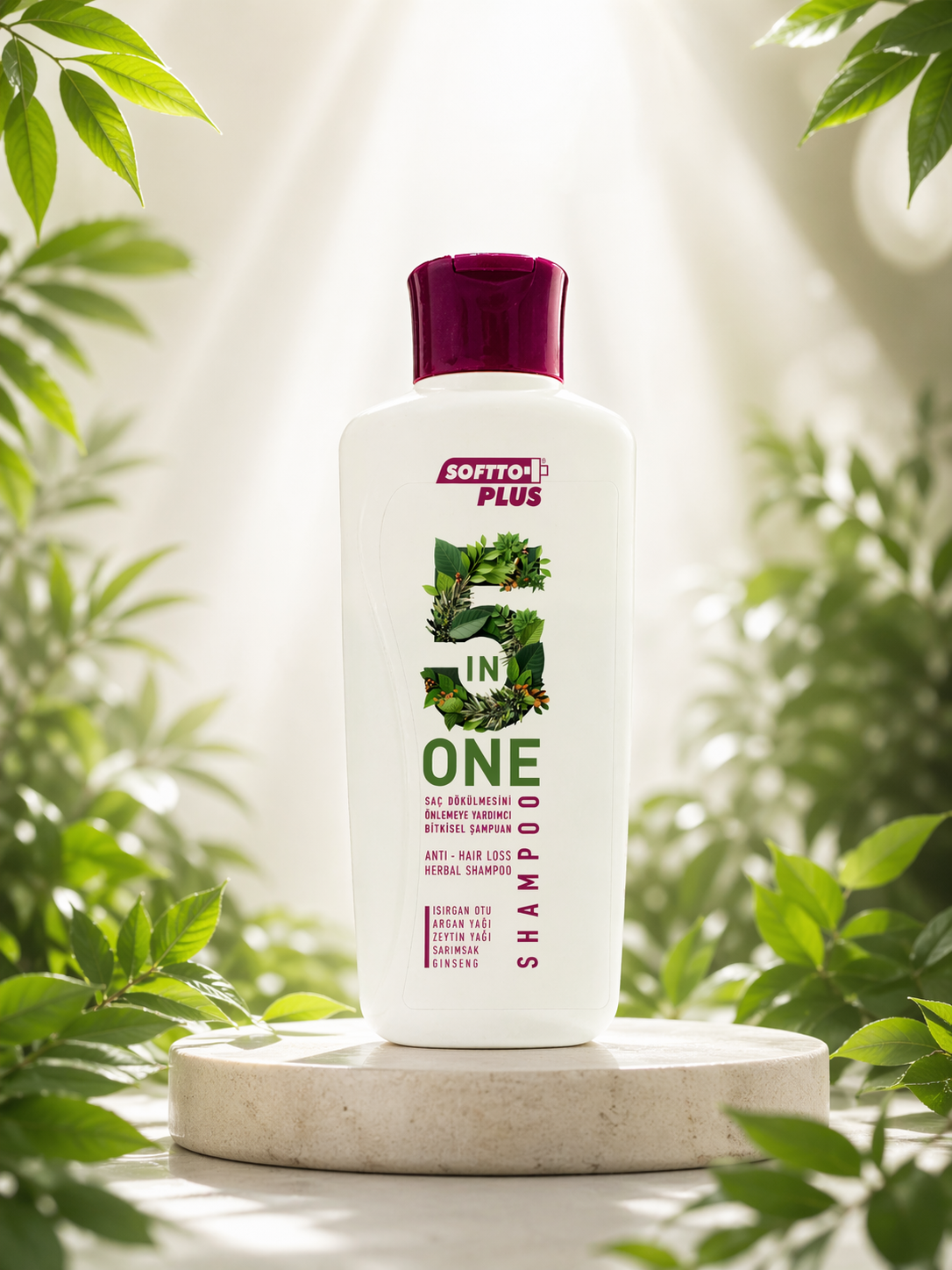 Șampon Natural 5 în 1 Anticădere CRABLAND