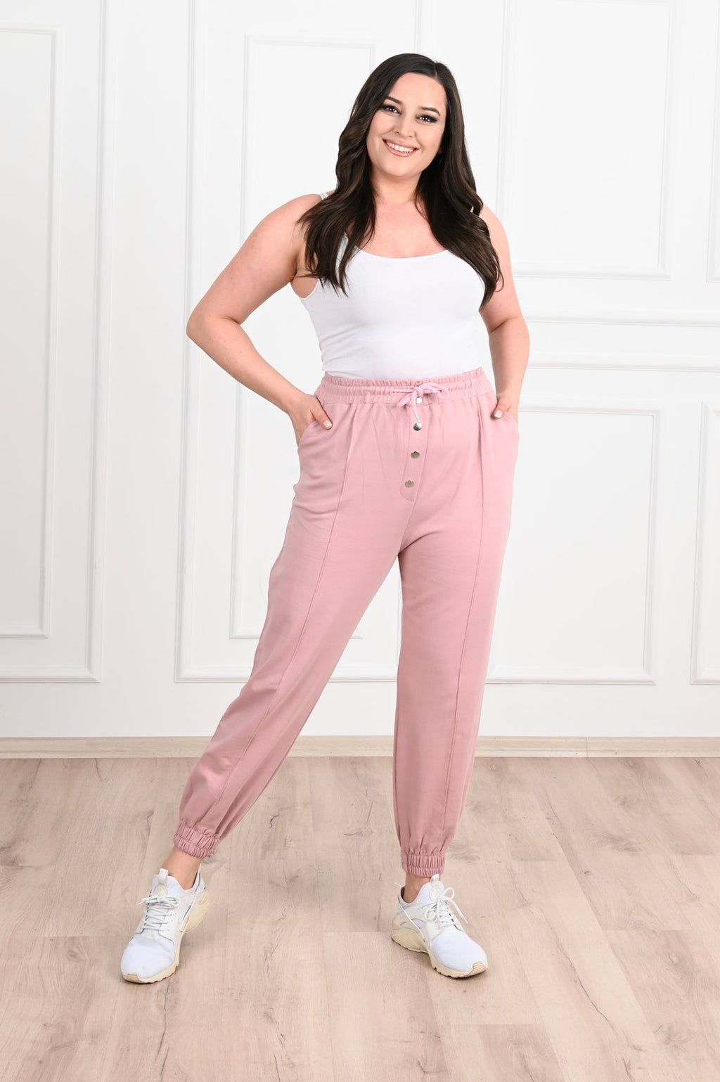 Pantalon dama marimi mari de trening 6055-23 BIGsize