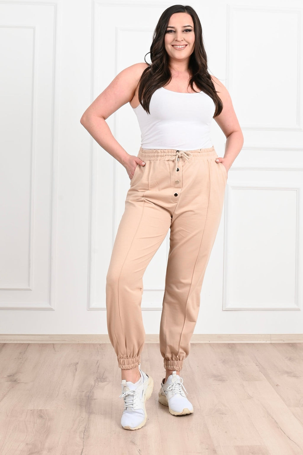 Pantalon dama marimi mari de trening 6055-23 BIGsize