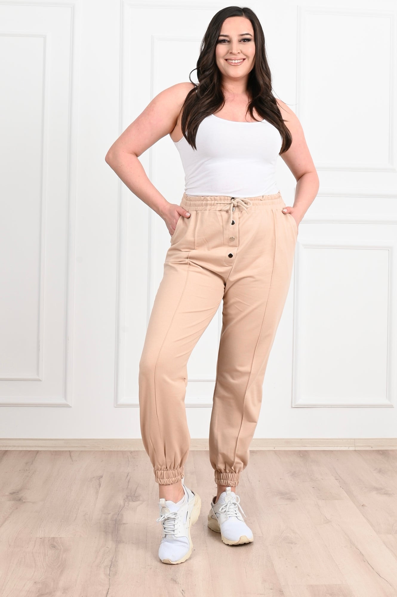 Pantalon dama marimi mari de trening 6055-23 BIGsize