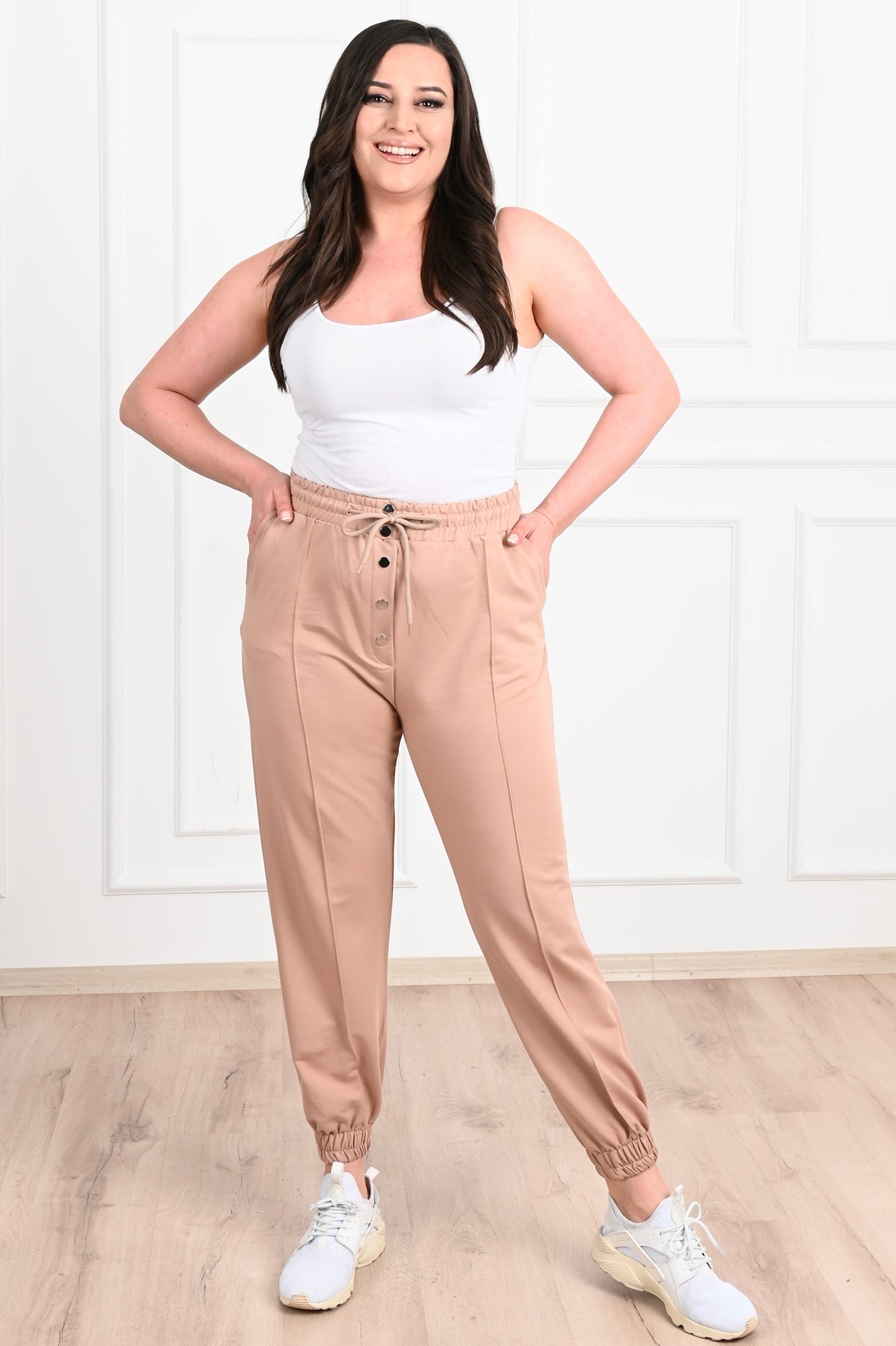 Pantalon dama marimi mari de trening 6055-23 BIGsize