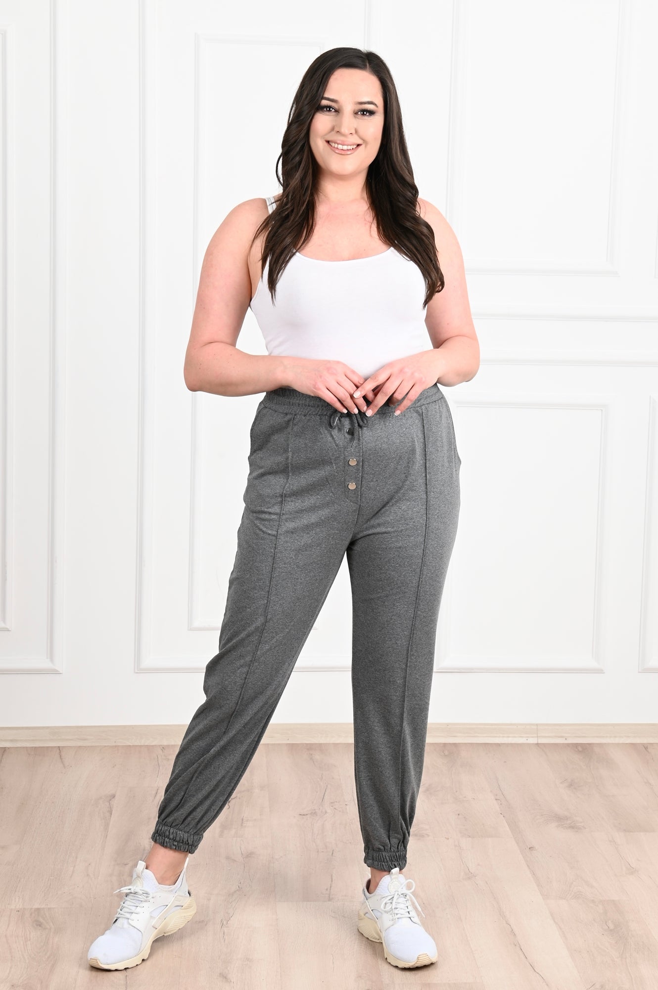 Pantalon dama marimi mari de trening 6055-23 BIGsize
