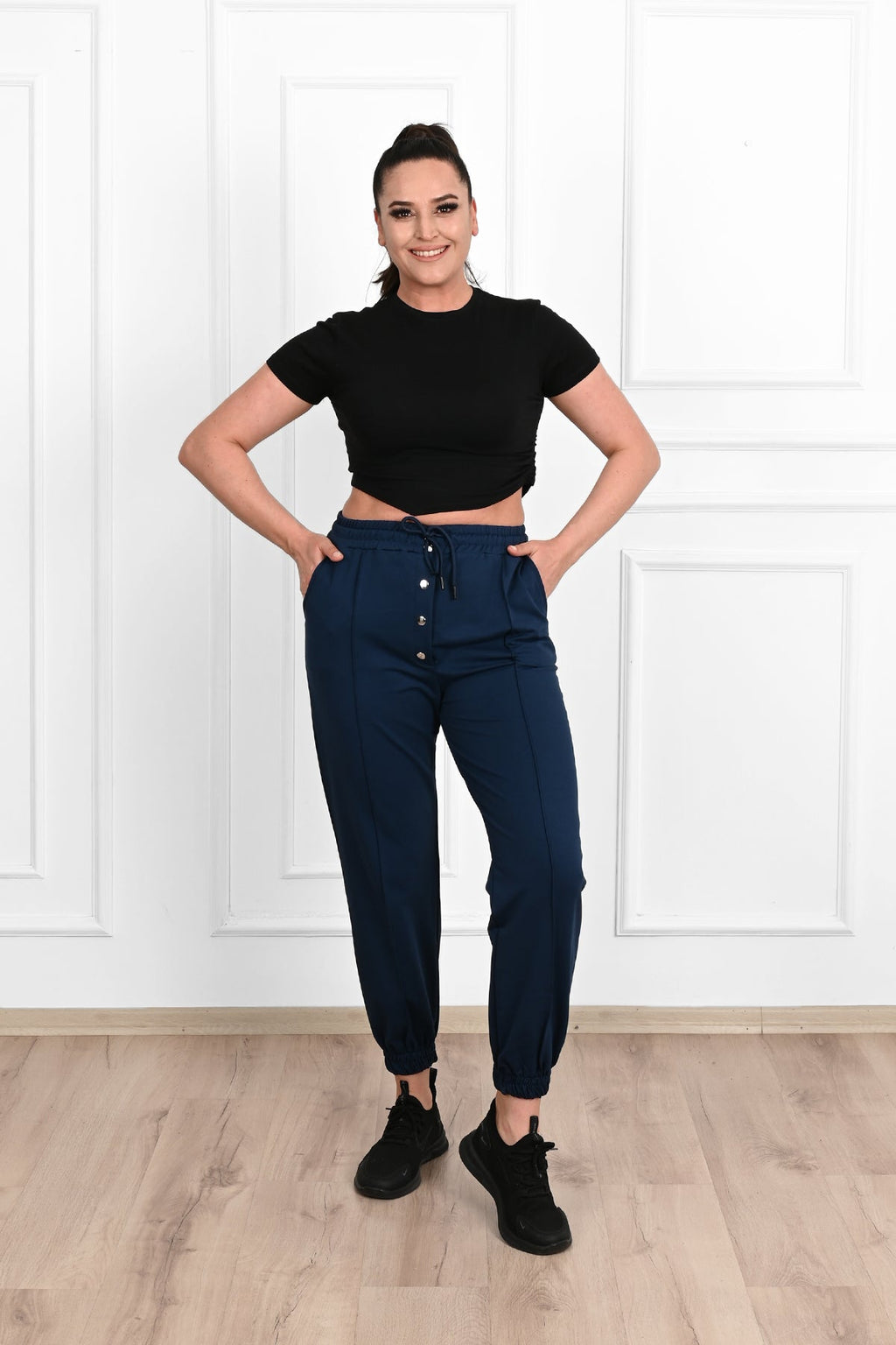 Pantalon dama marimi mari de trening 6055-23 BIGsize