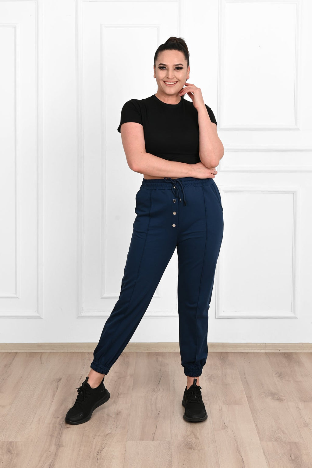 Pantalon dama marimi mari de trening 6055-23 BIGsize