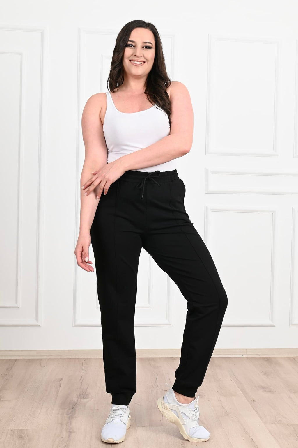 Pantalon dama marimi mari de trening 6068-22 BIGsize