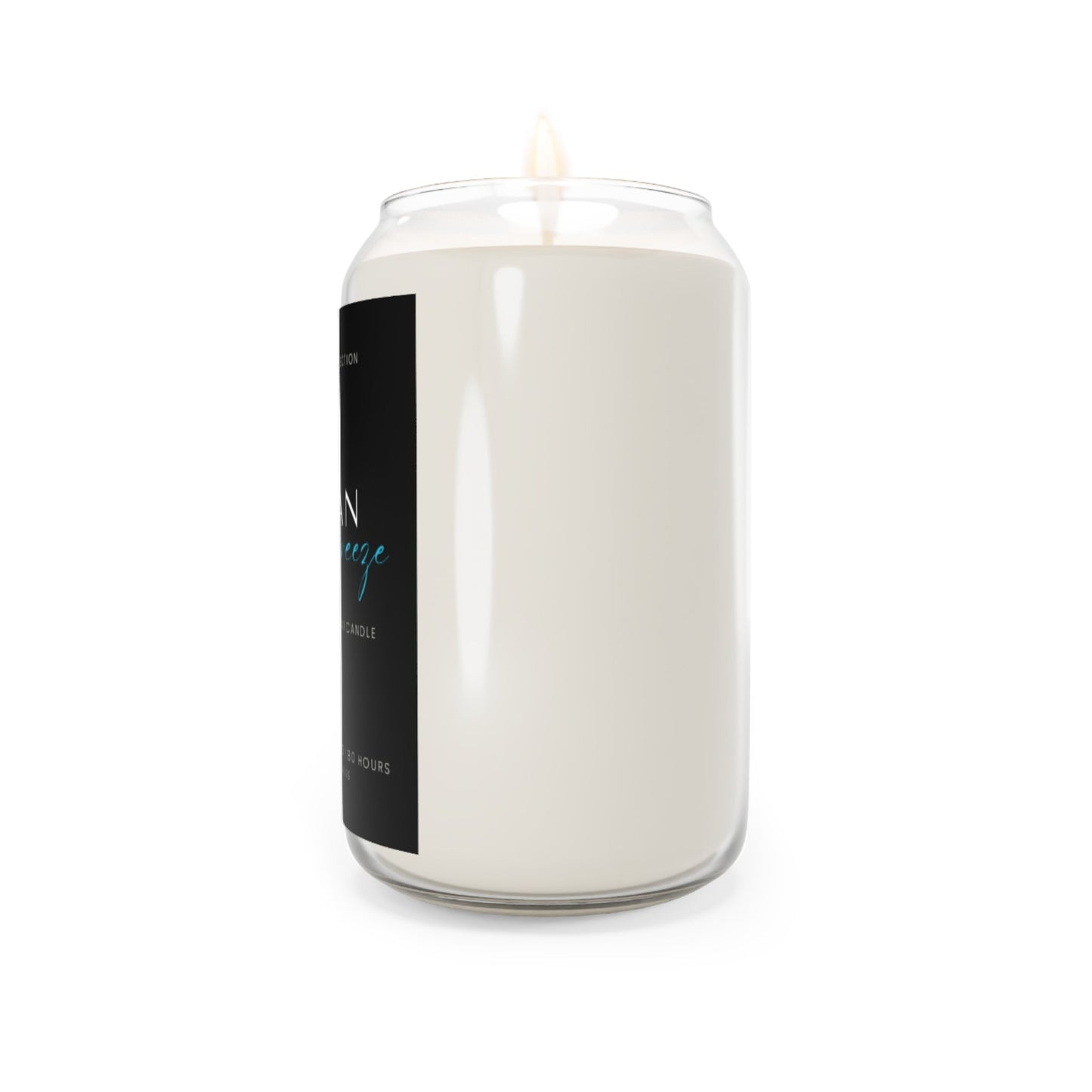 Ocean Sea Breeze Scented Soy Candle - Relaxing Aromatherapy for Home,