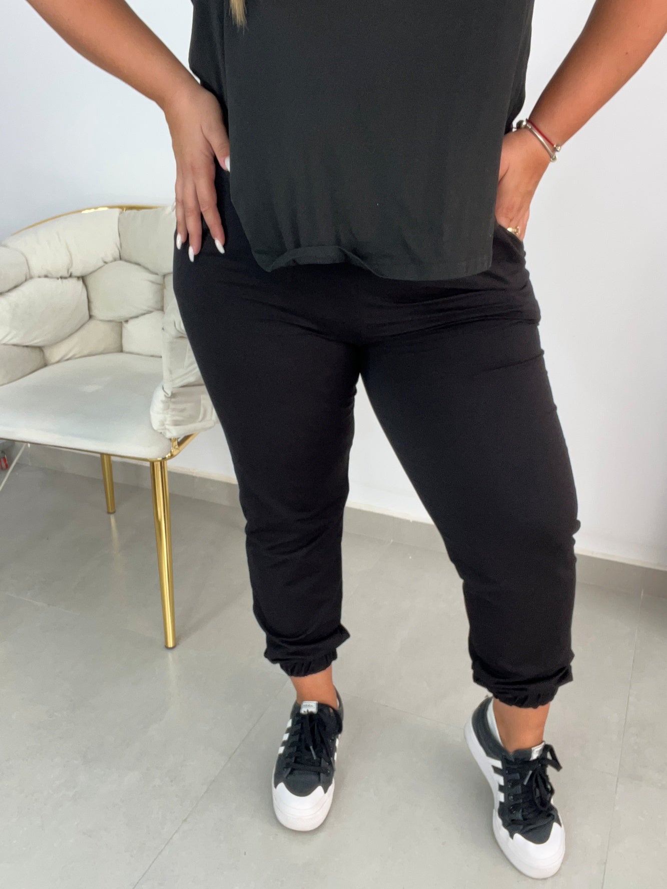 Pantalon dama marimi mari de trening 6214-23 BIGsize