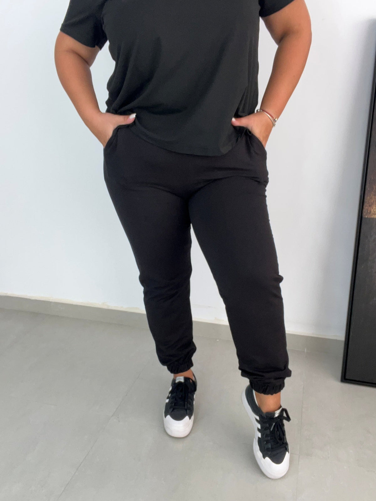 Pantalon dama marimi mari de trening 6214-23 BIGsize