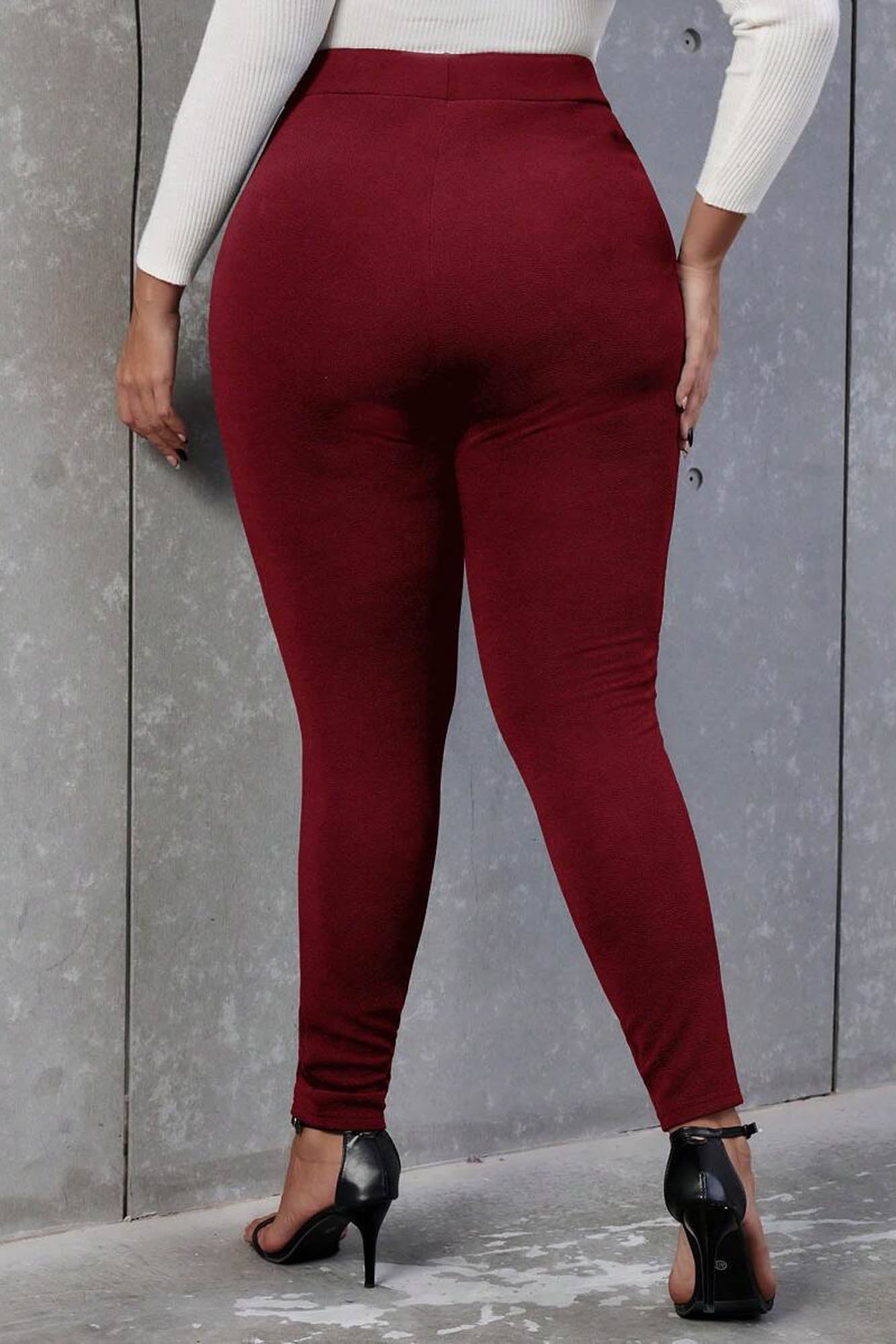 Pantaloni dama marimi mari cu nasturi 6246 BIGsize