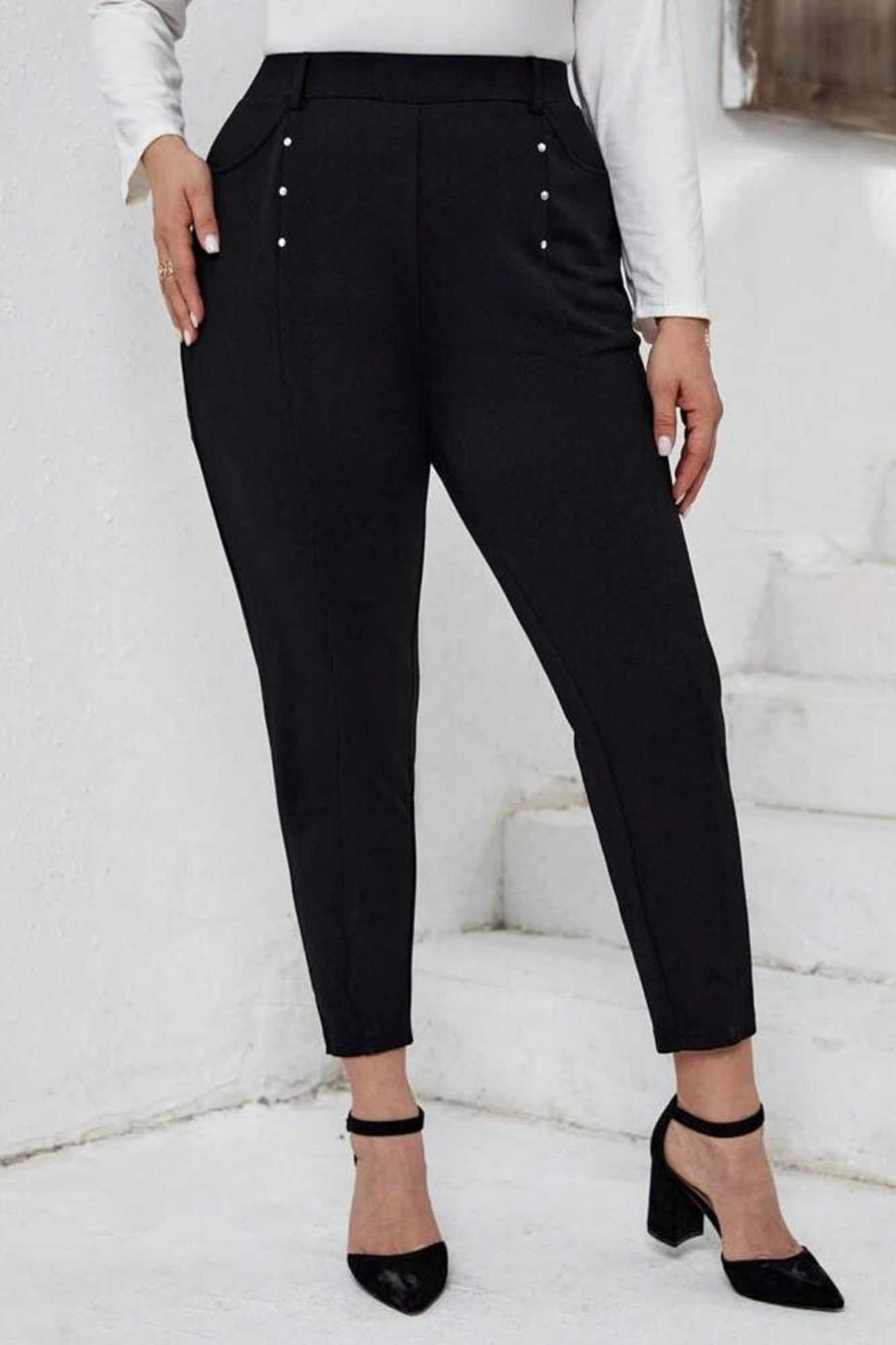 Pantaloni dama marimi mari 6258 BIGsize