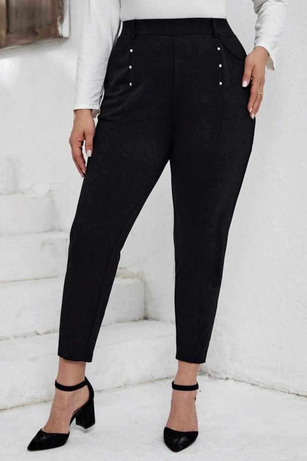 Pantaloni dama marimi mari 6258 BIGsize