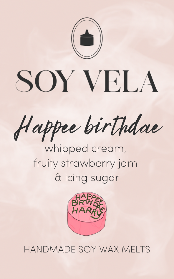 Ceară parfumată Happee birthdae SOY VELA