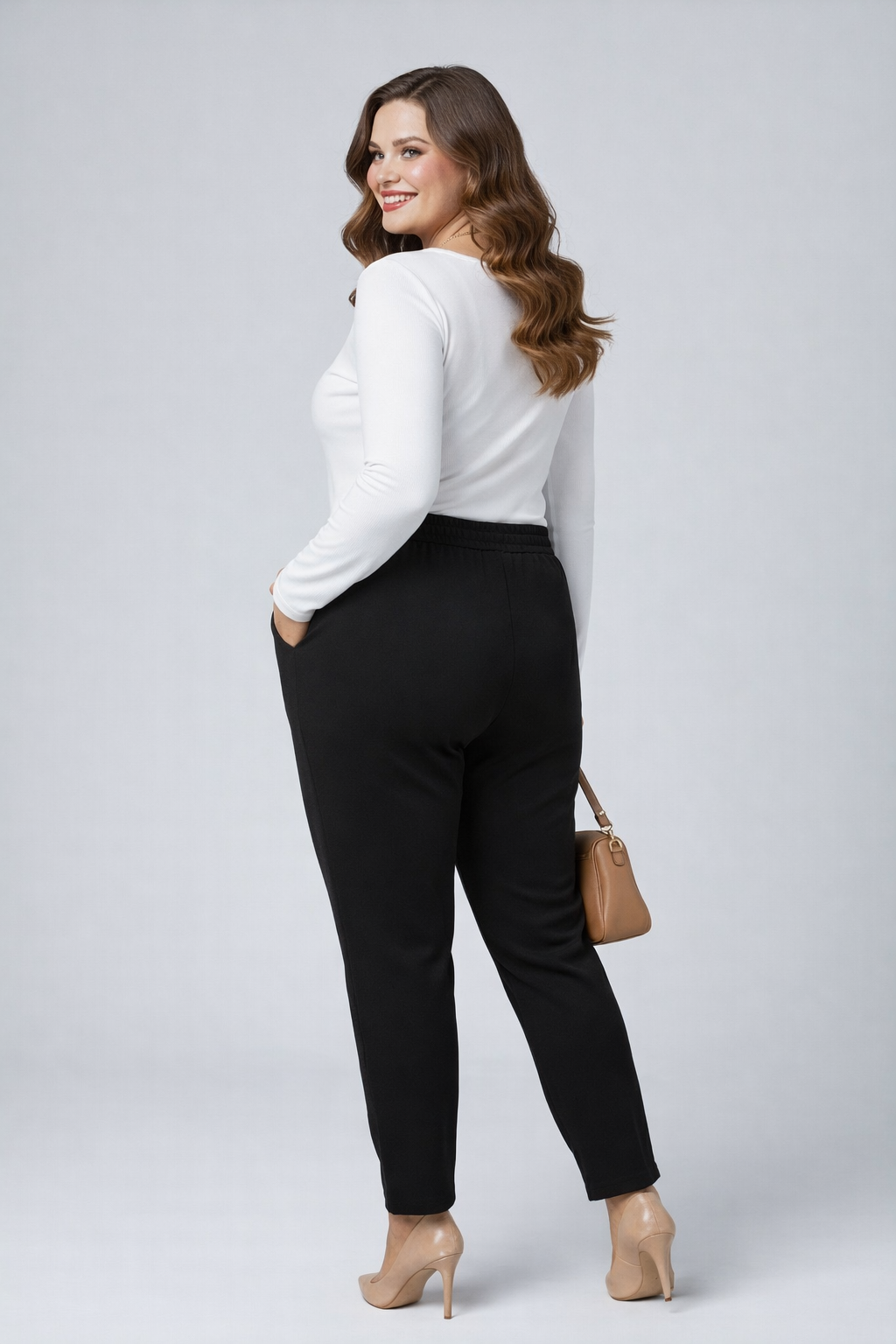 Pantaloni dama marimi mari 6303 BIGsize