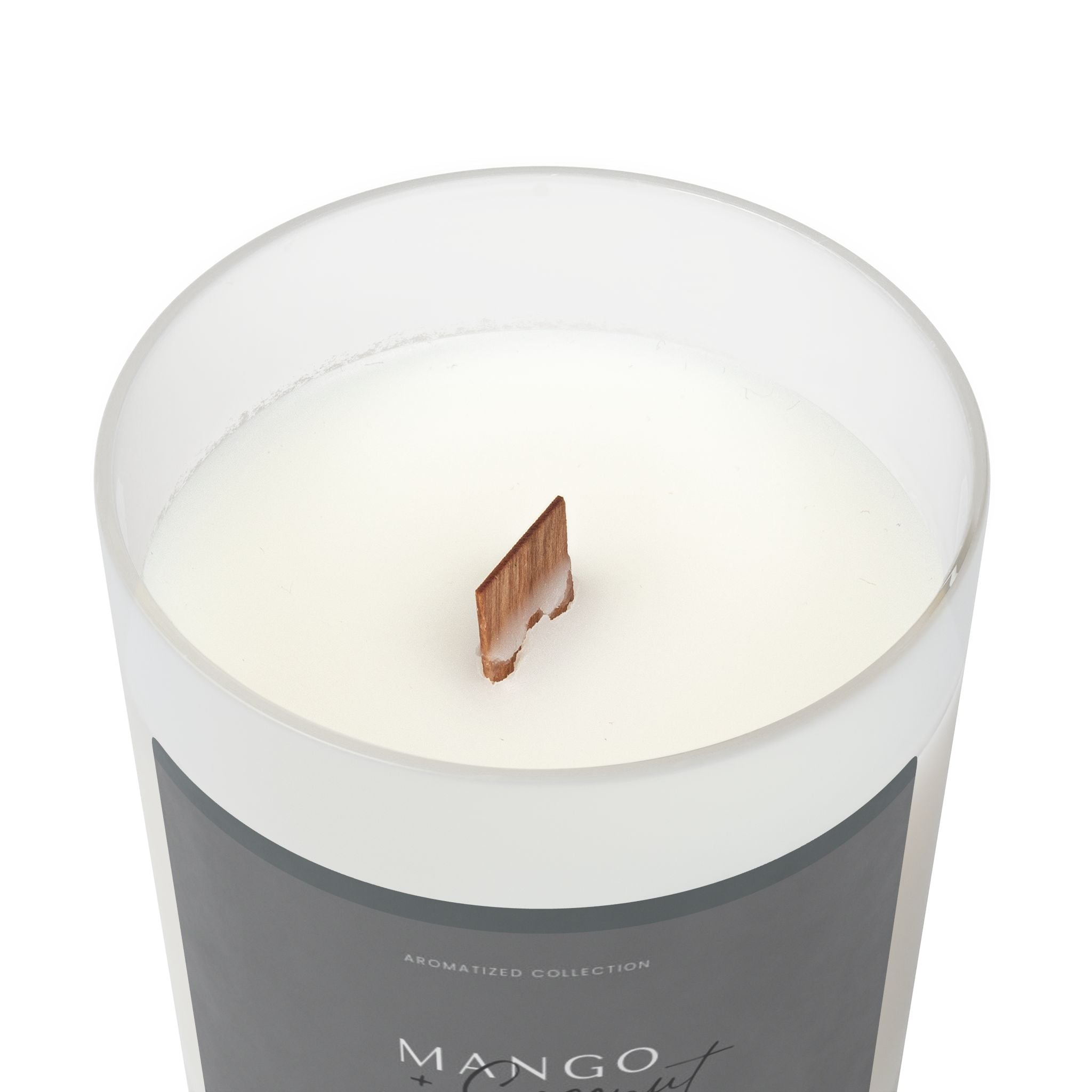 Mango Coconut Scented Soy Candle, Astrology Gift, Natural Wax Candle, - Cart2u.ro