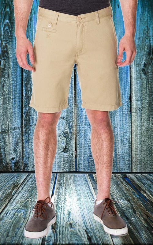 65 MCMLXV Men's Khaki Chino Short - Cart2u.ro