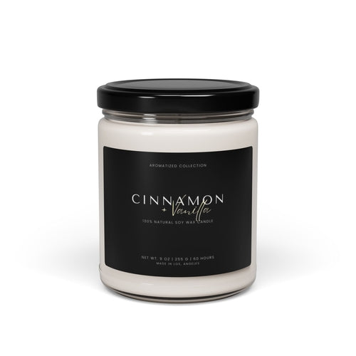Cinnamon & Vanilla | Cozy Home Decor, Relaxation Gift, Aromatherapy, - Cart2u.ro